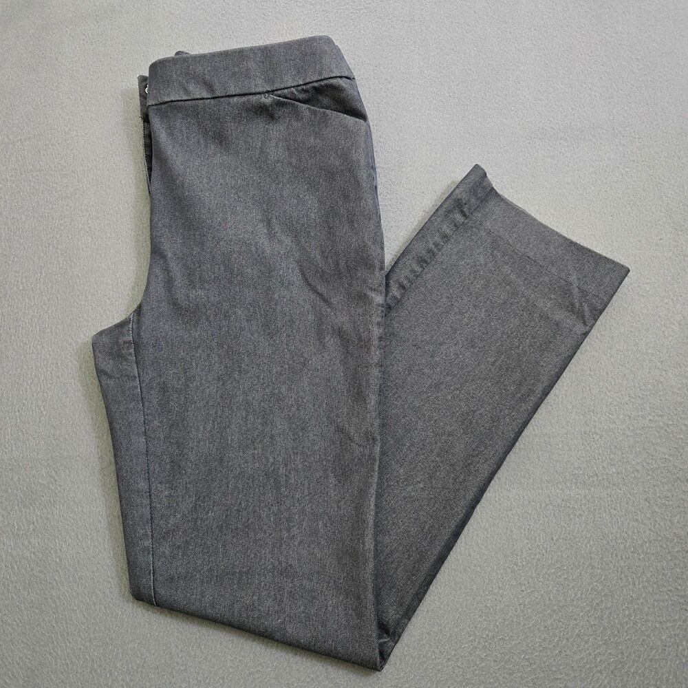 Chico's Women 00R US 2R Blue Straight Leg Mid Rise Trouser